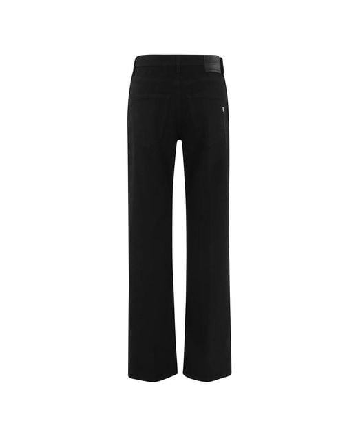 Dondup Black Straight Fit Jeans