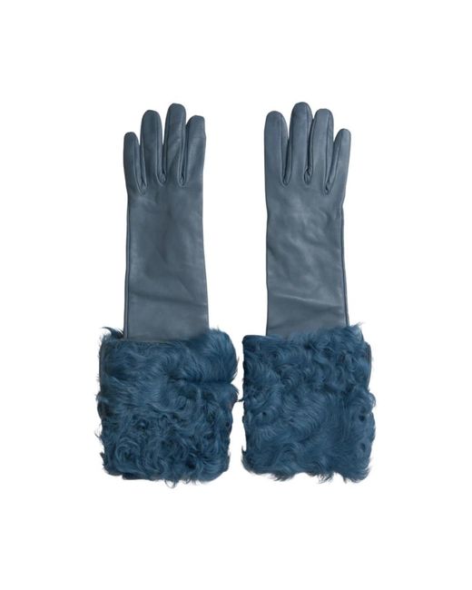 Gloves Dolce & Gabbana de color Blue