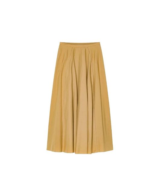 Forte_forte Natural Midi Skirts
