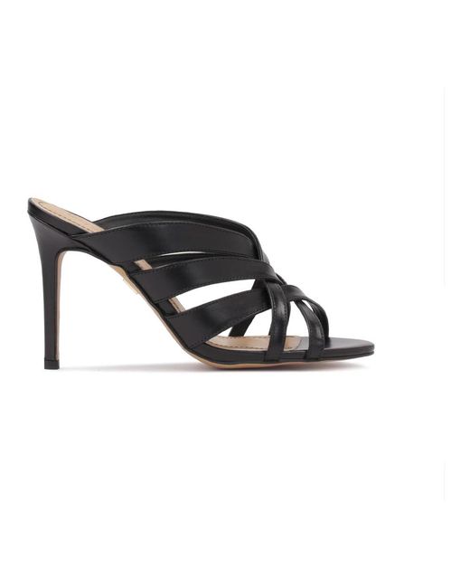 Kazar Heeled Mules in het Black