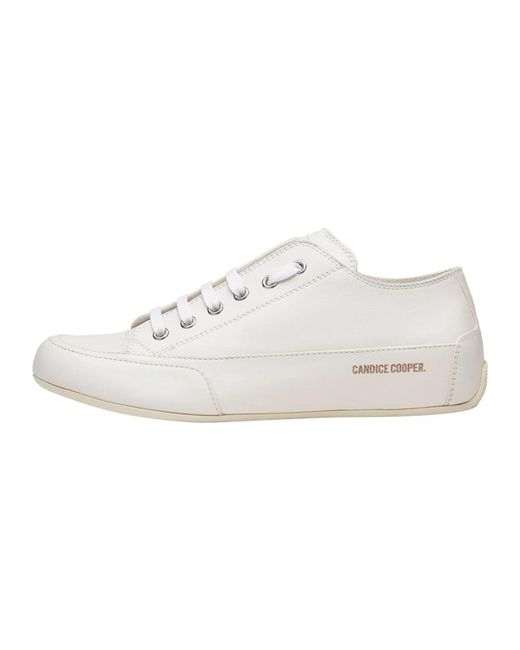 Sneakers in pelle rock s di Candice Cooper in White