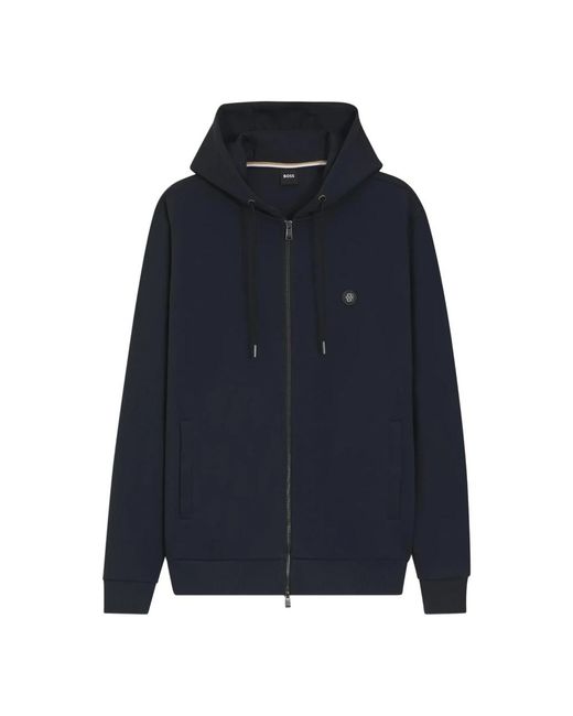 Boss Blue Zip-Throughs for men