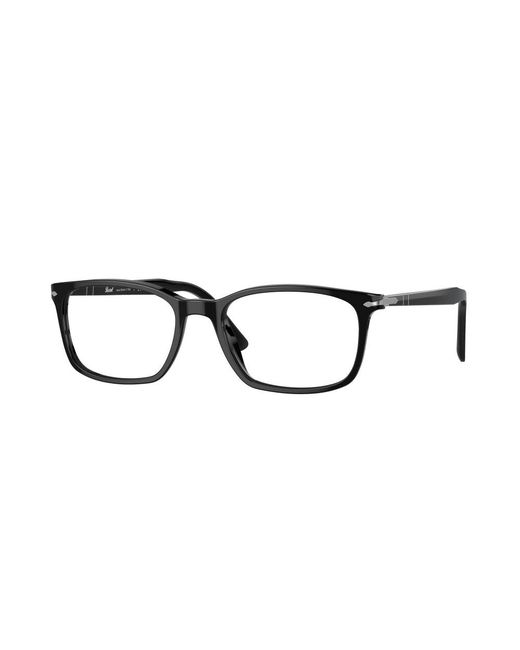 Persol Rectangle Optical Frame in het Black voor heren