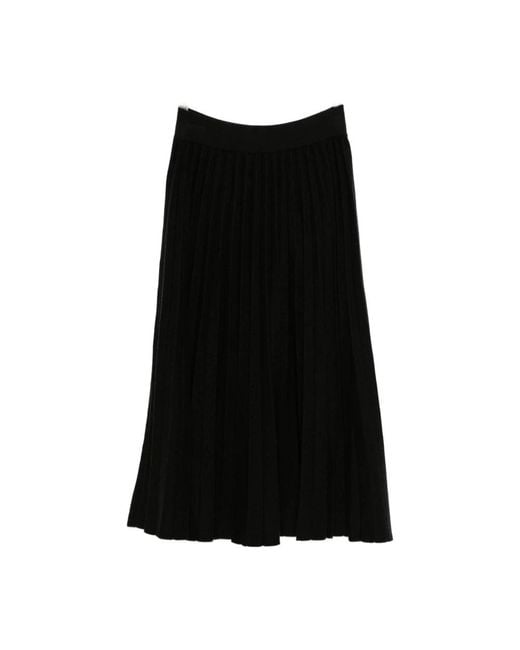 Blugirl Blumarine Black Midi Skirts