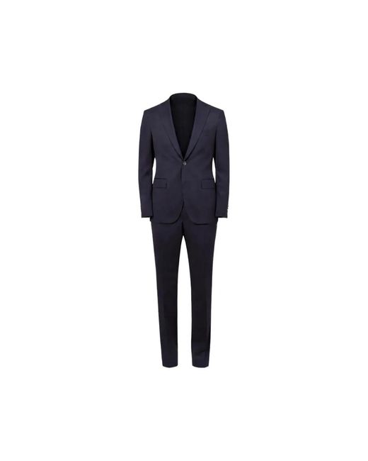 Single Breasted Suits Colamarino de hombre de color Blue