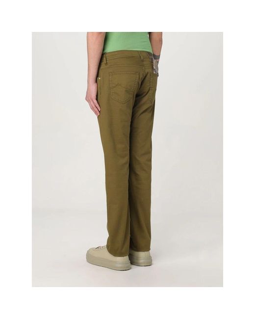 Jacob Cohen Grüne Stylische Hose in Green für Herren