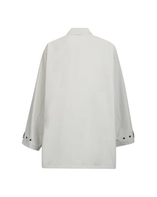 Balenciaga Gray Rain Jackets for men