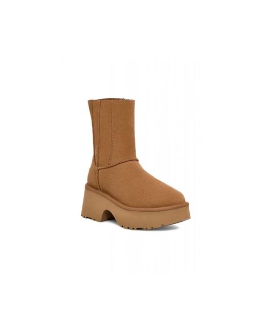 Ugg Schoenen ,Bruin ,Wol Classic Twin Seam New Heights in het Brown