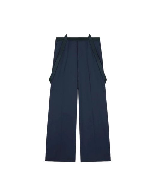 Dondup Blue Wide Trousers