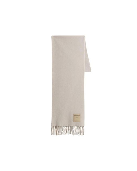 Woolrich Patch Schal Für Stilvollen Winterlook in Natural für Herren
