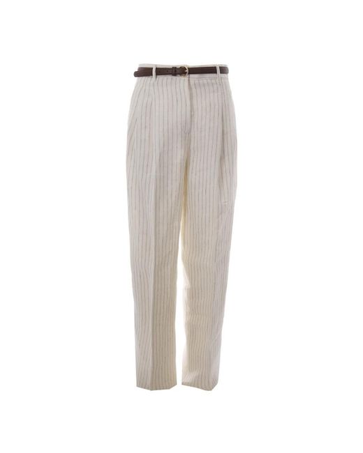 Max Mara Women's Gray Wide Pants