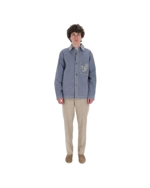 Isabel Marant Blue Light Jackets for men