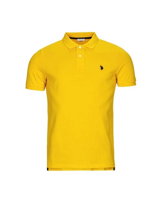 U.S. POLO ASSN. Yellow Polo Shirts for men