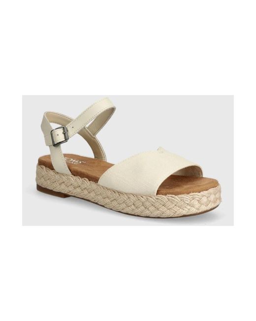 TOMS Metallic Espadrilles