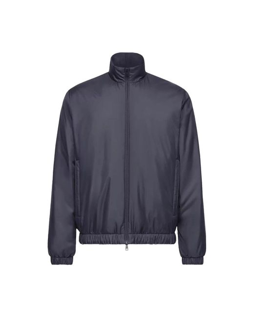 Moncler Blue Light Jackets for men