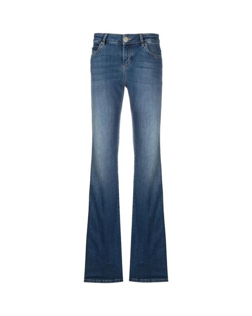Pinko Jeans ,Blauw ,Denim Frida Flare Denim Jeans in het Blue