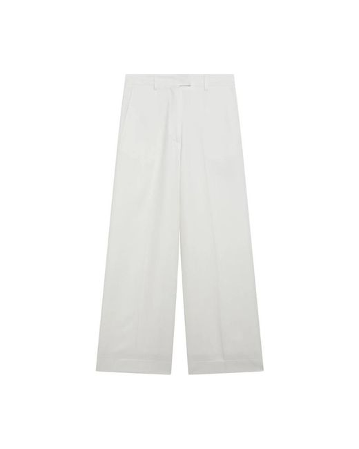 Frankie Shop White Wide Trousers