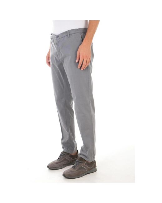 Daniele Alessandrini Gray Chinos for men