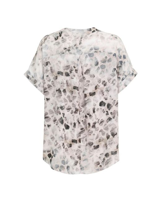 Doris Streich Schlupfbluse in het Gray