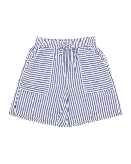 Obey Blue Short Shorts
