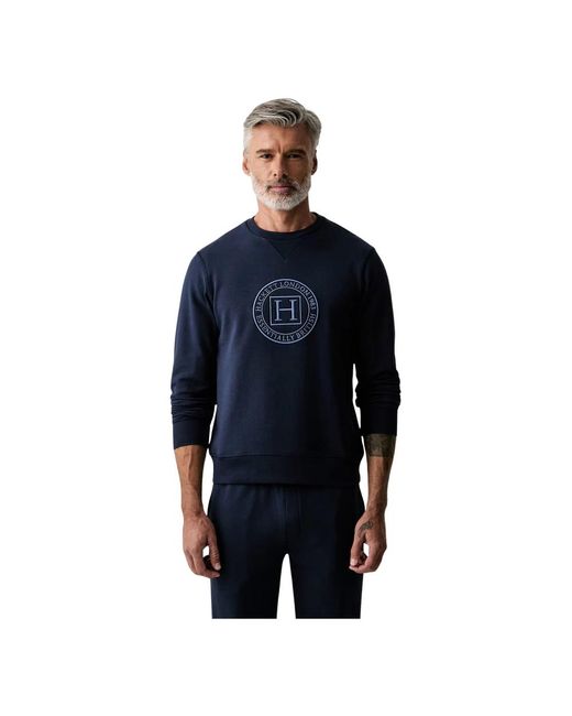 Hackett Classic Sweatshirt in het Blue voor heren