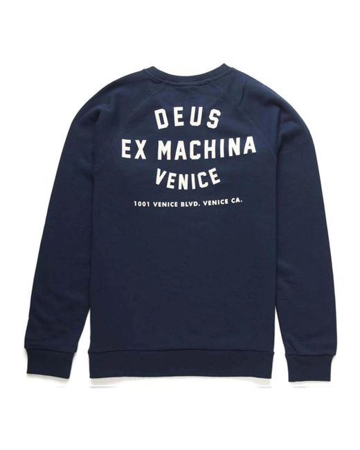 Deus Ex Machina Blue Sweatshirts for men