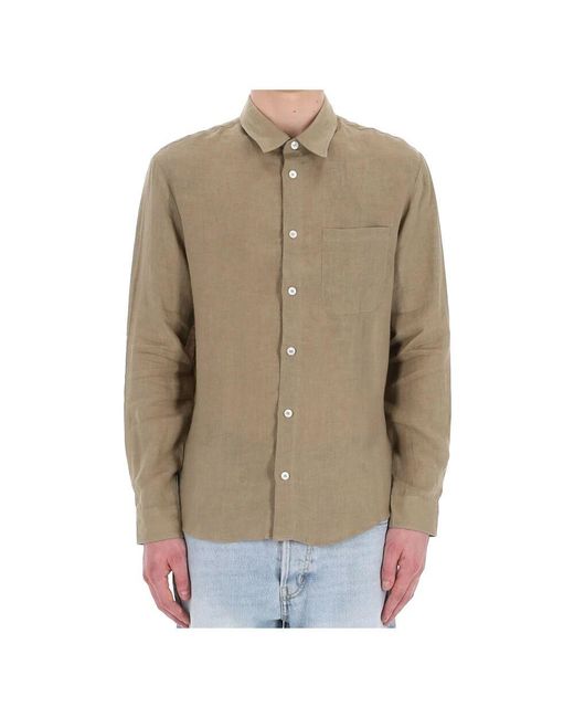 A.P.C. Natural Casual Shirts for men