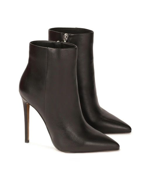 Kazar Black Schwarze Minimalistische Stiefeletten Mit Absatz