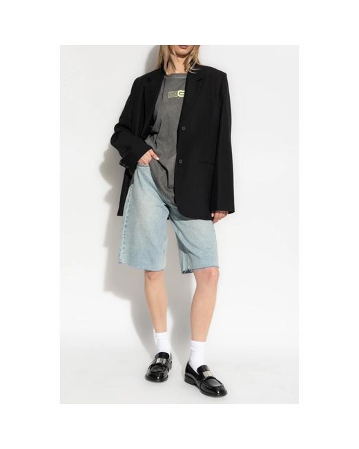Gestuz Tops ,Grijs ,Katoen Gzsilmo T-Shirt in het Gray