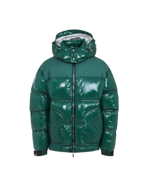 Casablanca Groene Pufferjas Met Monogram in het Green voor heren