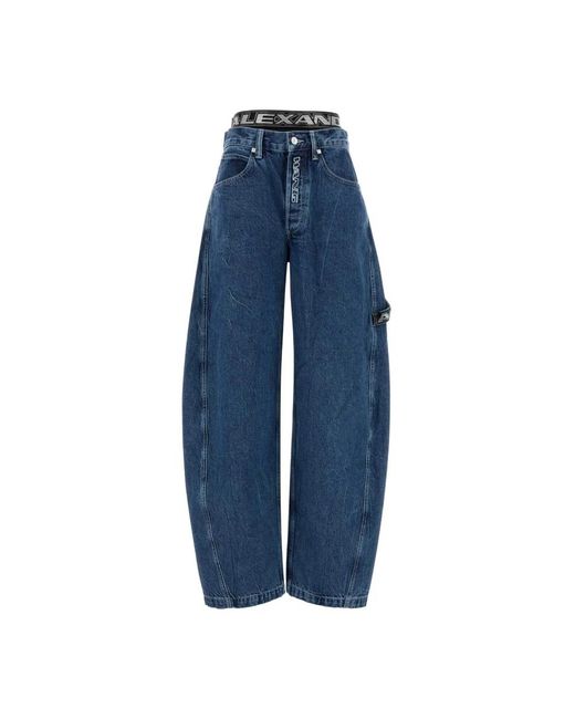 Alexander Wang Blue Loose Fit Jeans