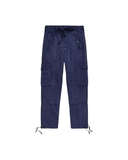 Ralph Lauren Blue Slim-Fit Trousers