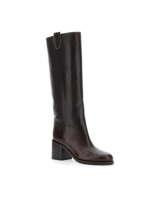 Brunello Cucinelli Black Heeled Boots