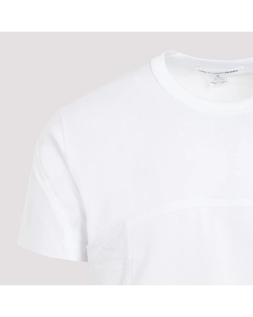 Comme des Garçons Weißes baumwoll-t-shirt in White für Herren