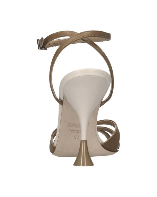 3Juin Brown High Heel Sandals