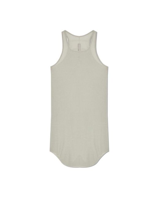 Rick Owens Basic Rib Tank in Gray für Herren