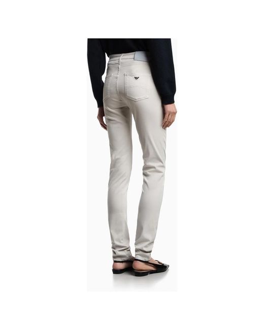 Emporio Armani Black Slim-Fit Trousers