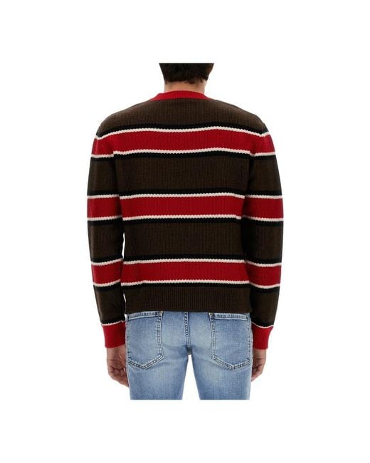 Round-Neck Knitwear DSquared² de hombre de color Red