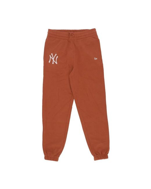 KTZ Brown Sweatpants Mlb League Essentials Jogger Neyyan for men