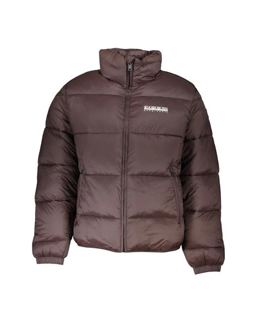 Napapijri Brown Winter Jackets for men