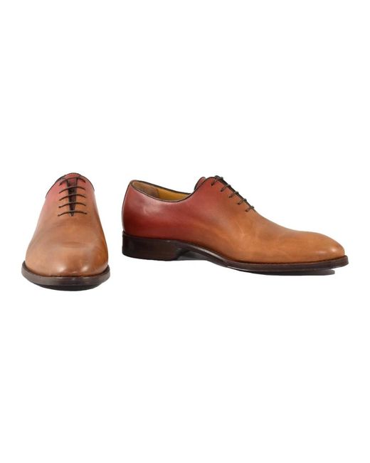 Testoni Leder Schnürschuhe in Brown für Herren