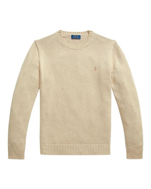 Ralph Lauren White Round-Neck Knitwear for men