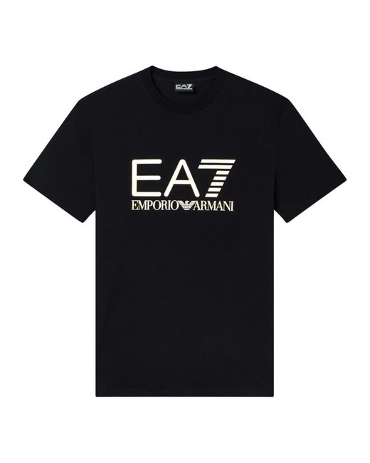 EA7 Black T-Shirts for men