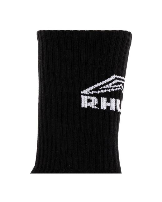 Socks Rhude pour homme en coloris Black