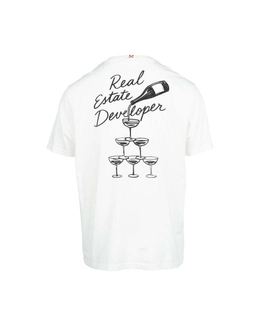 Mc2 Saint Barth White T-Shirts for men