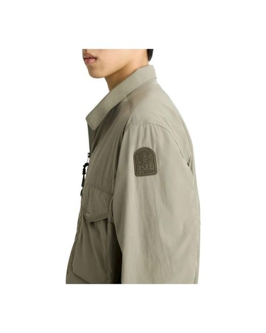 Parajumpers Jassen ,Groen ,Polyester Elgin Overshirt in het Gray voor heren