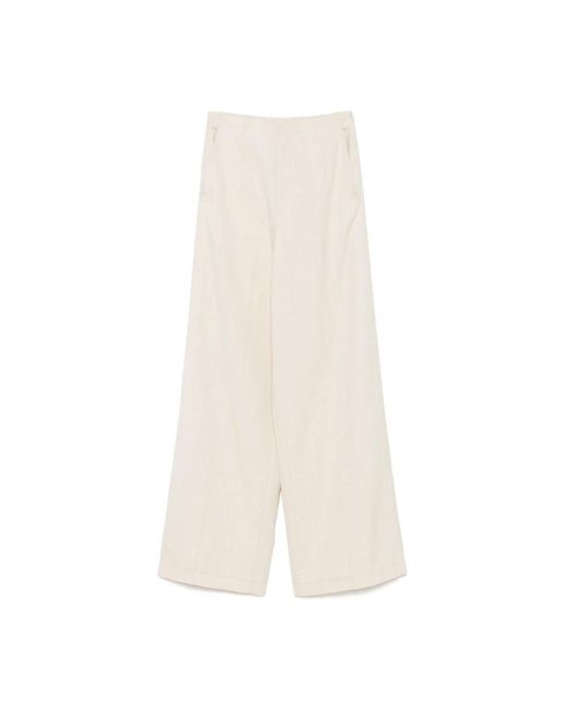 Forte_forte Natural Wide Trousers