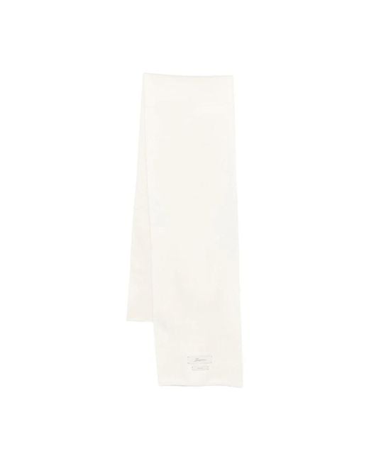 Jacquemus White Winter Scarves
