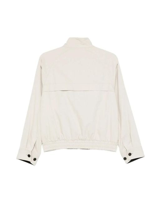 DUNST White Bomber Jackets for men