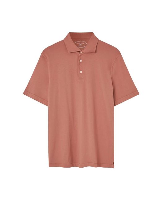 Fedeli Pink Polo Shirts for men